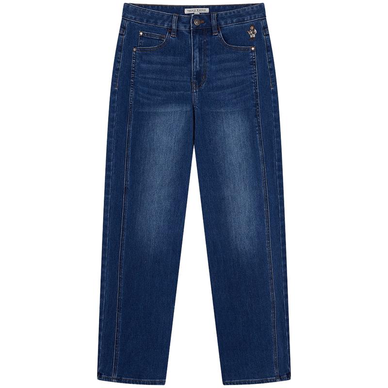 

Teenie Weenie Women s Relaxed Straight-Leg Jeans M