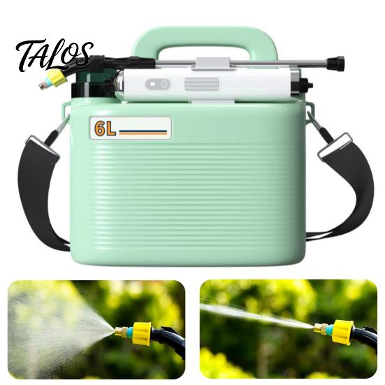 Lawn Care Sprayer 6L Electric USB Rechargeable with Telescopic Wand 3 Nozzles Portable Battery Powered Water for Garden Yard Retractable Spray Boom