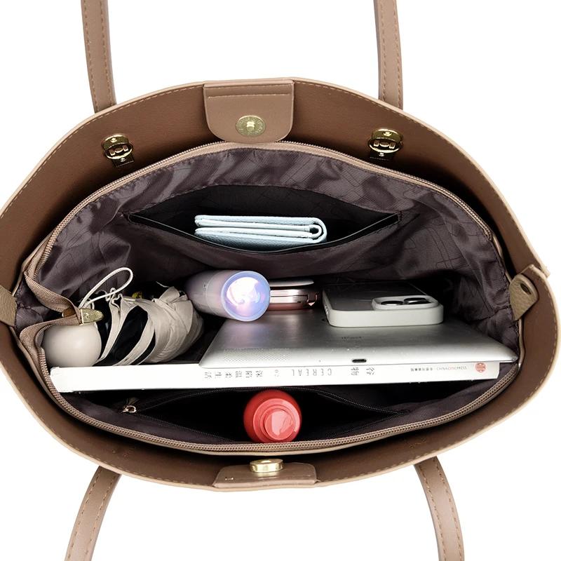 High Quality Soft Classic Women's Designer Luxury Fashion Bag Shopping Brand Large Capacity Shoulder Bag