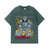 275 GSM Washed T-shirts 100% Cotton Fullmetal Alchemist V4 Alphonse Print Unisex Heavy Cotton T Shirt