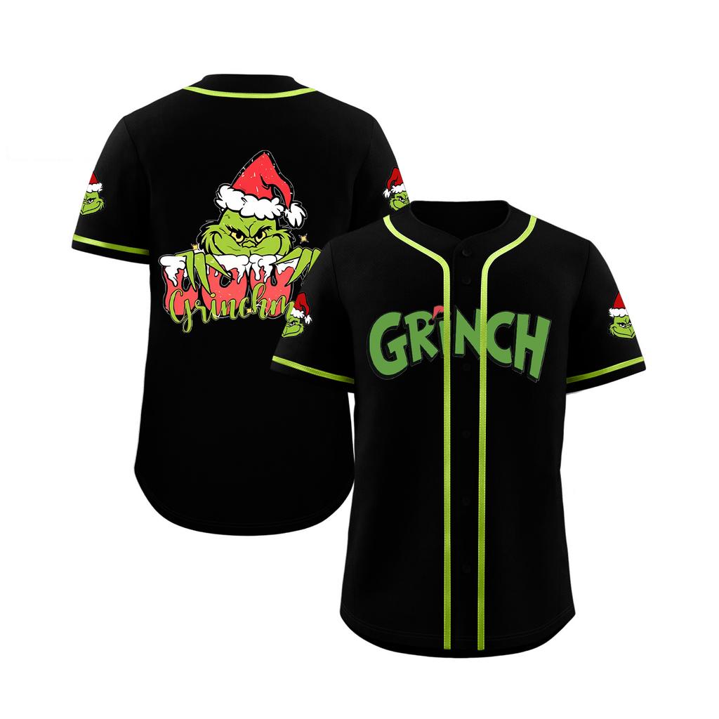 Children's Casual Cartoon Print Short-sleeved Baseball Jerseys Children's Sportswear Top