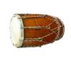 Rope Dholak Mango Wood Indian Folk Traditional Musical Instrument with Carry Bag for Kirtan & Weddings