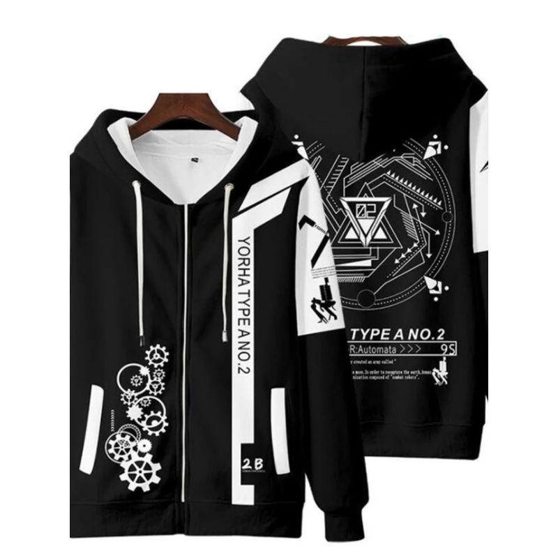 

3D Cartoon Hoodie Long Sleeved Sweater 3D Cartoon Hoodie Long Sleeves Sweatshirt 3dwy-15 M(M)