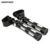 1.25" 32mm Motorcycle Foot Pegs Highway Engine Guard Crash Bars Footrest Mount Clamp For Harley Road King Electra Glide Softail