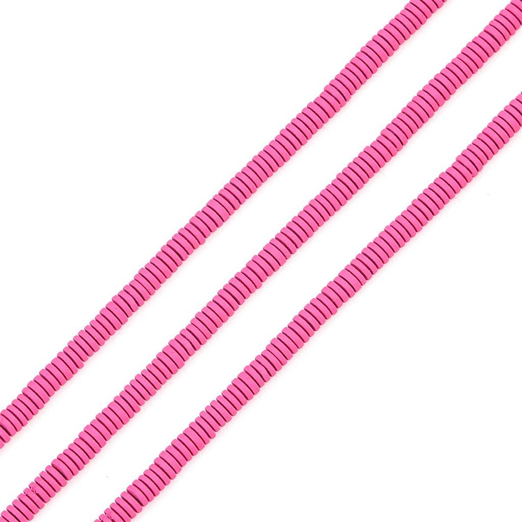 330Pcs Natural Stone Flat Round Disk Hematite Loose Spacer Beads For Necklace Bracelet DIY Jewelry Making Accessories