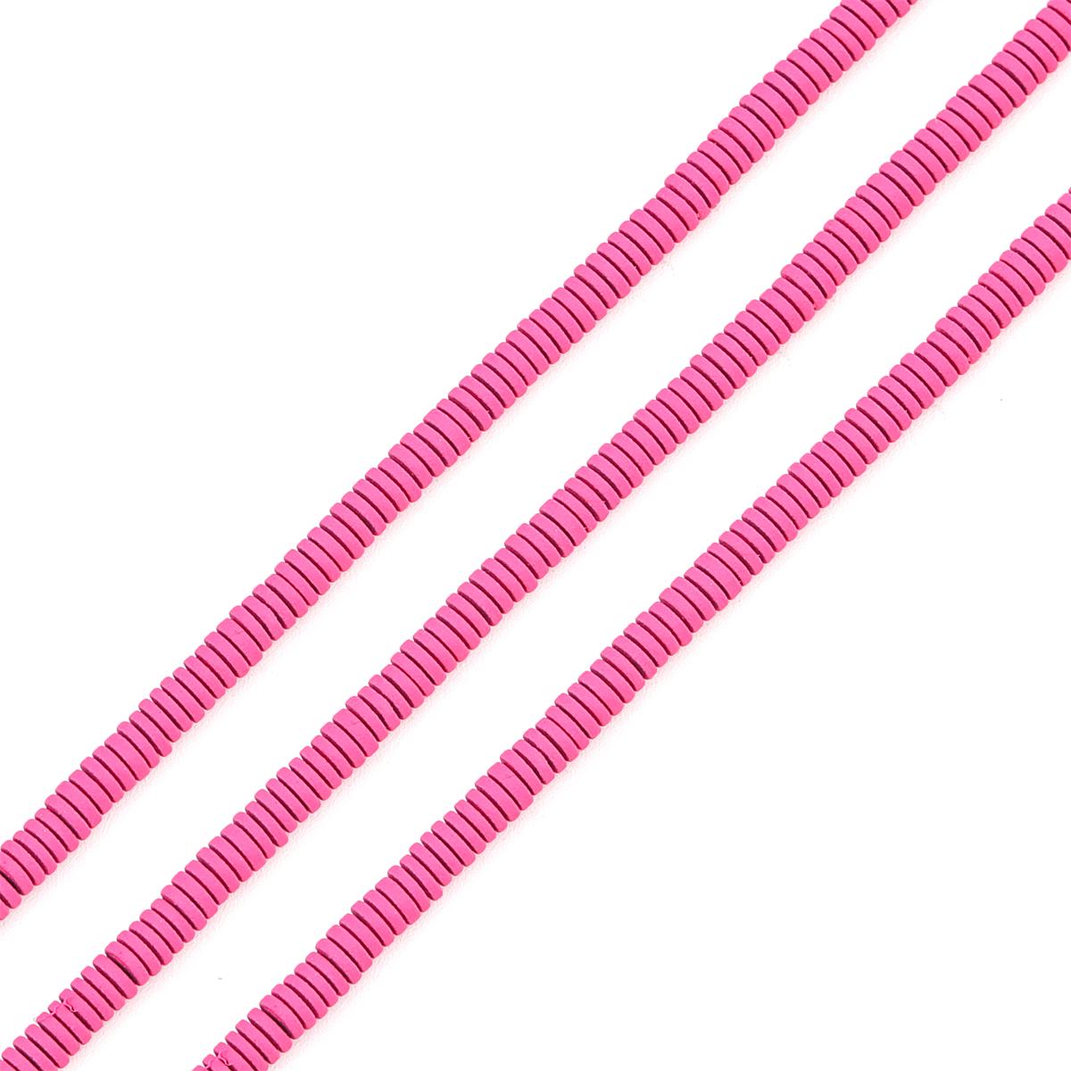 

330 шт. натуральный камень плоский круглый диск гематит свободные разделительные бусины для ожерелья браслет DIY ювелирные изделия аксессуары 6mm 330pcs фуксия