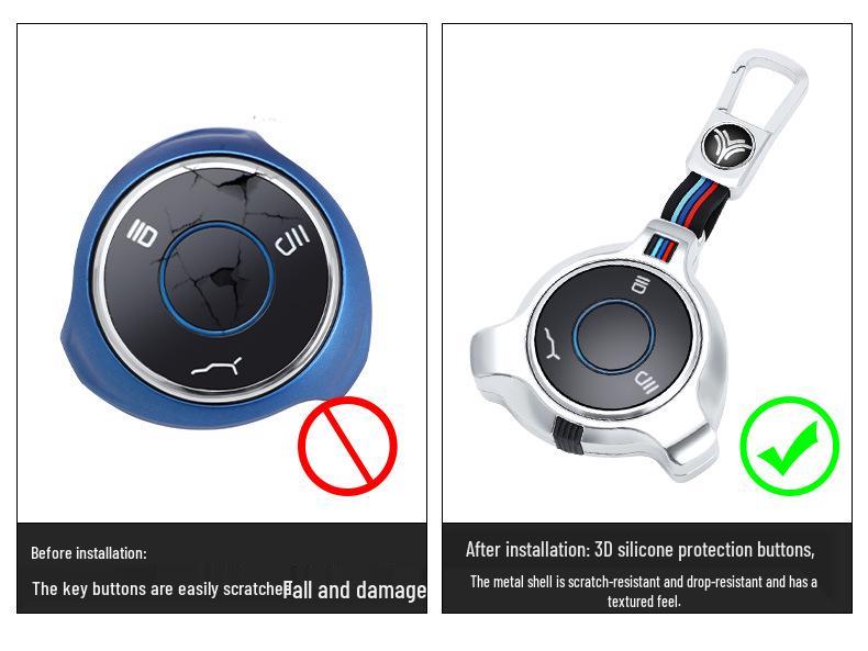 Nezha U Pro/V High-End Full-Cover Protective Car Key Case for 2022 Model