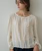 Wioi Eve Frill Blouse_White