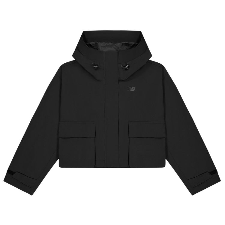 New Balance Jackets Women s Black Hooded Moderate Other NAF36202-BK XL