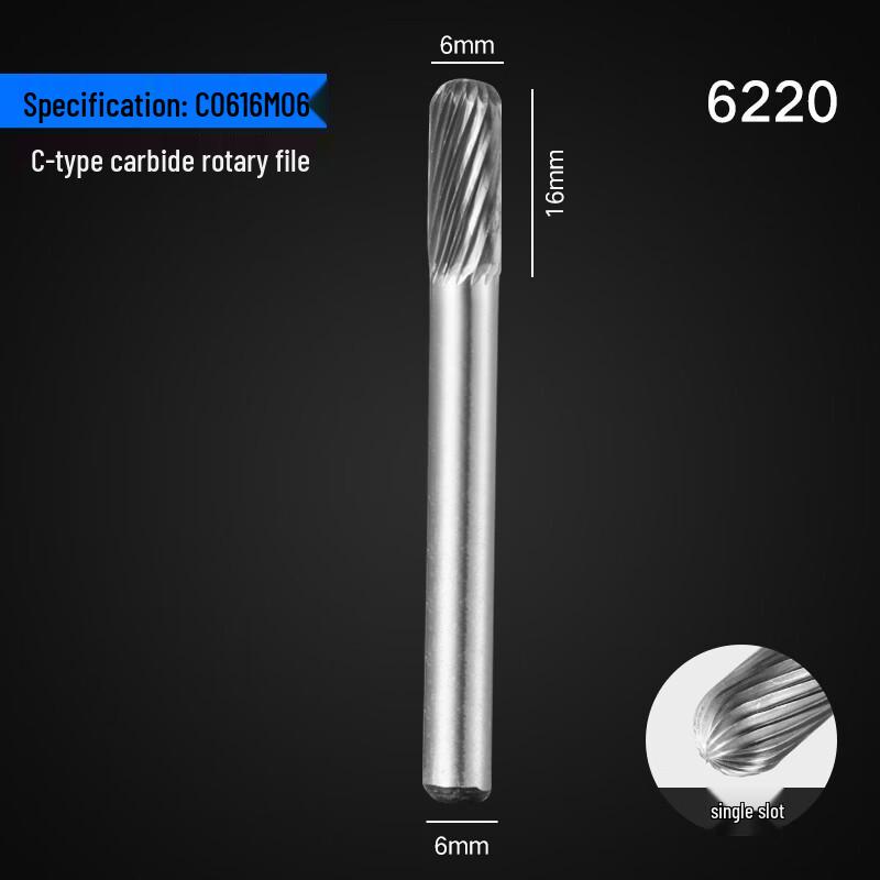 

Single Cut Tungsten Carbide Rotary File Bit