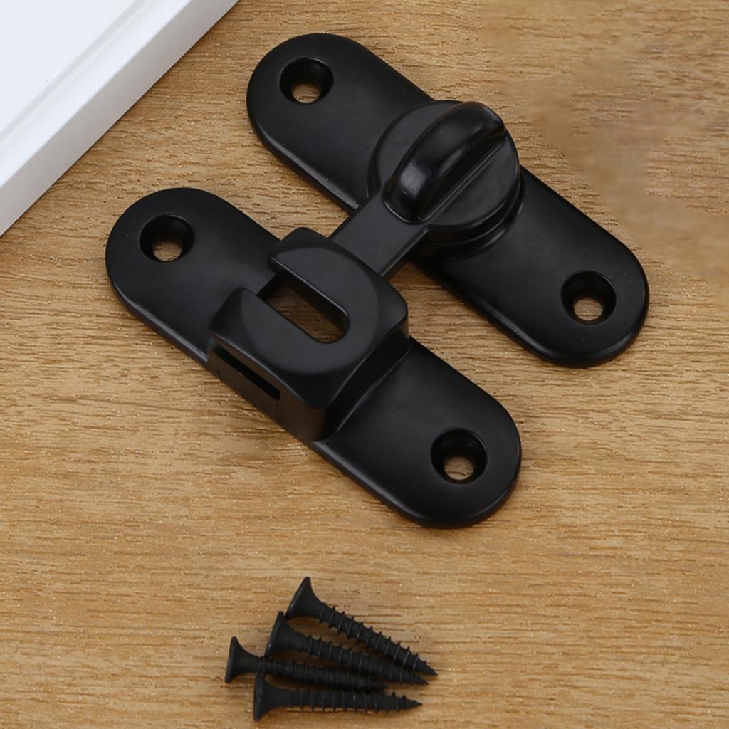 Multipurpose Sliding Door Latches Bolt Lock for Home and Office Supplies Security Daily Use Sturdy Zines Alloy