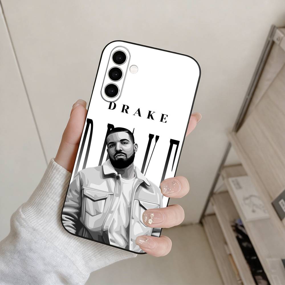 Canadian Rapper Drake Phone Case For Samsung Galaxy A73,A72,A71,A70,A53,A52,A51,Others Soft Black Cover