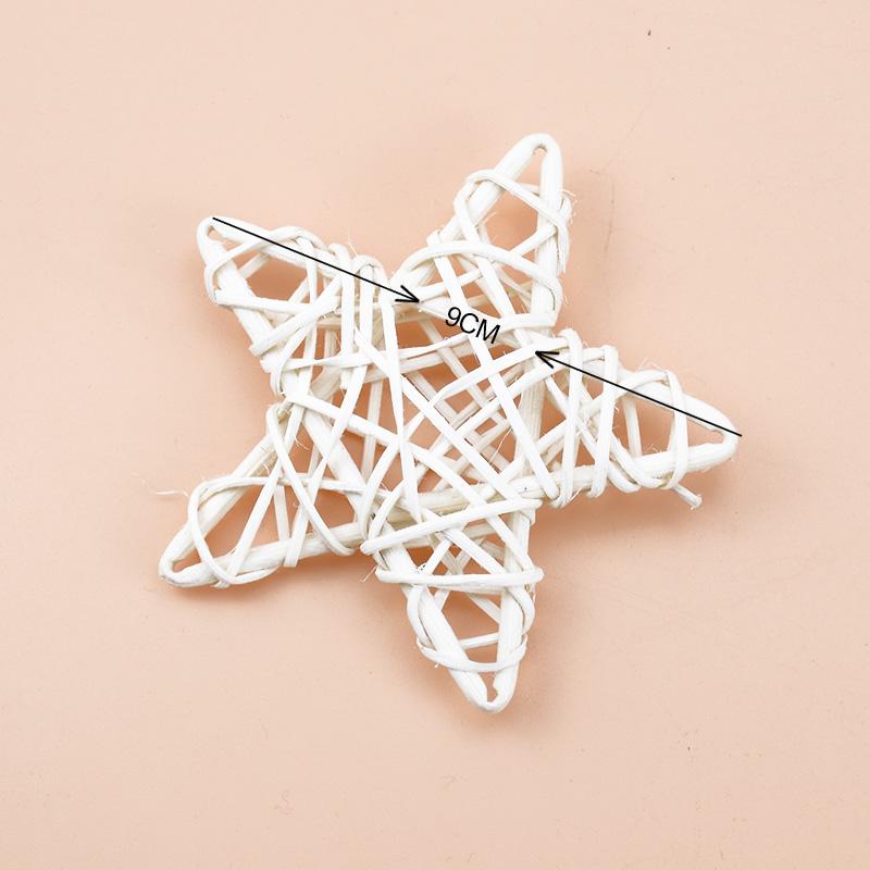 Artificial Plants Star Wreaths Wedding Decorative Flowers Festival Ornament Rattan Garland Door Hanging Diy Gifts Box Home Decor