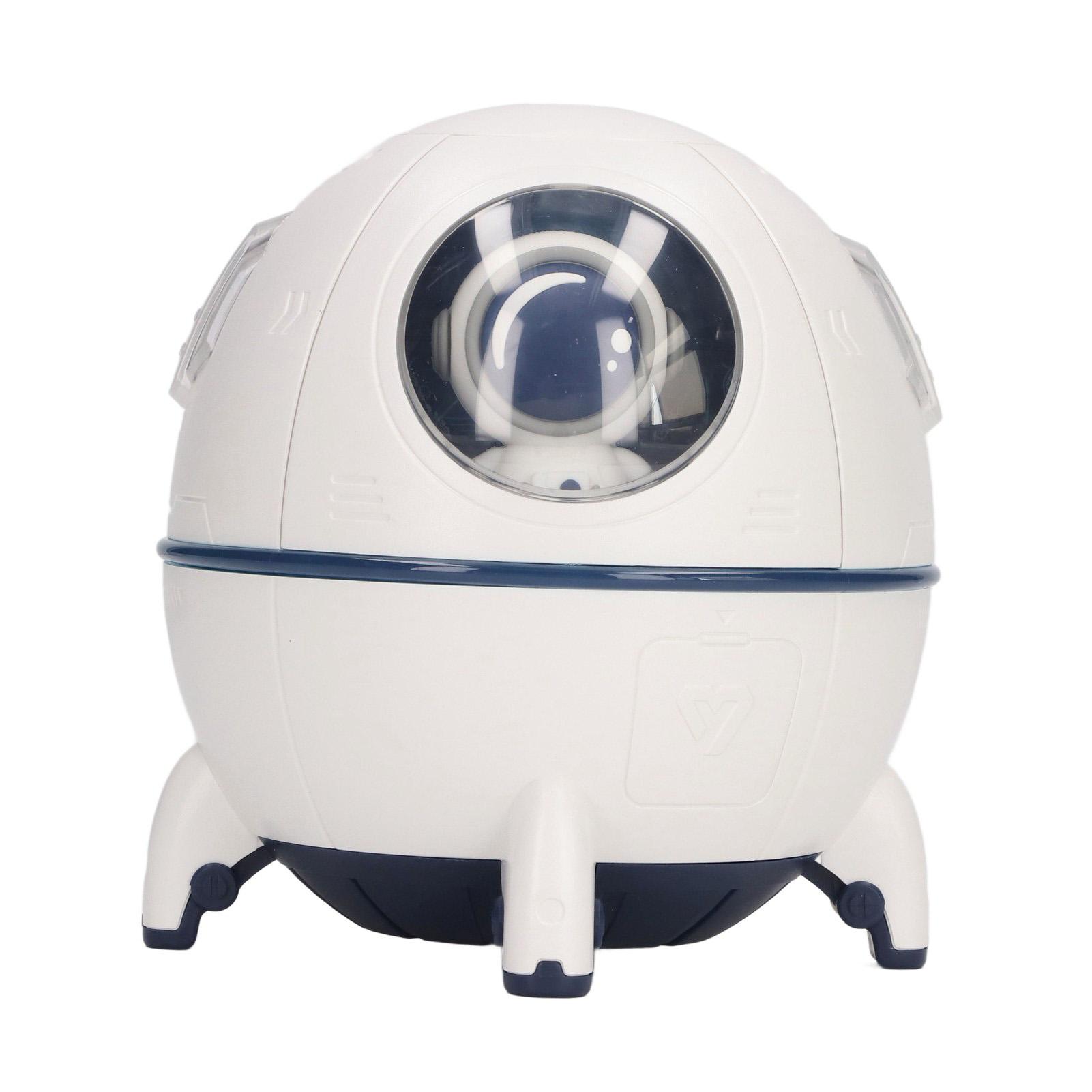 Space Capsule Humidifier USB Large Mist Volume Cute Baby Humidifier with Diffuser Night Light for Home Car Desktop
