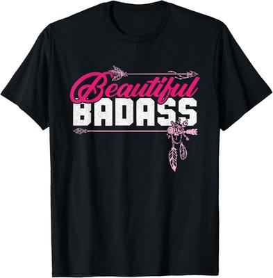 Schönes Badass T-Shirt _ Frauen Empowerment Pinkes T-Shirt Geschenk Unisex T-Shirt