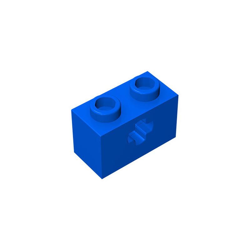 Non-Toxic 10Pcs 32064 1X2 Cross Hole Builing Blocks Moc Accessories Compatible With Brick Diy Children Toys Assembly Gift Box