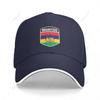 Multifunction Mauritius Flag Shield Sandwich Baseball Cap Unisex Sports Casual Caps Golf Hat Fishing Outdoors