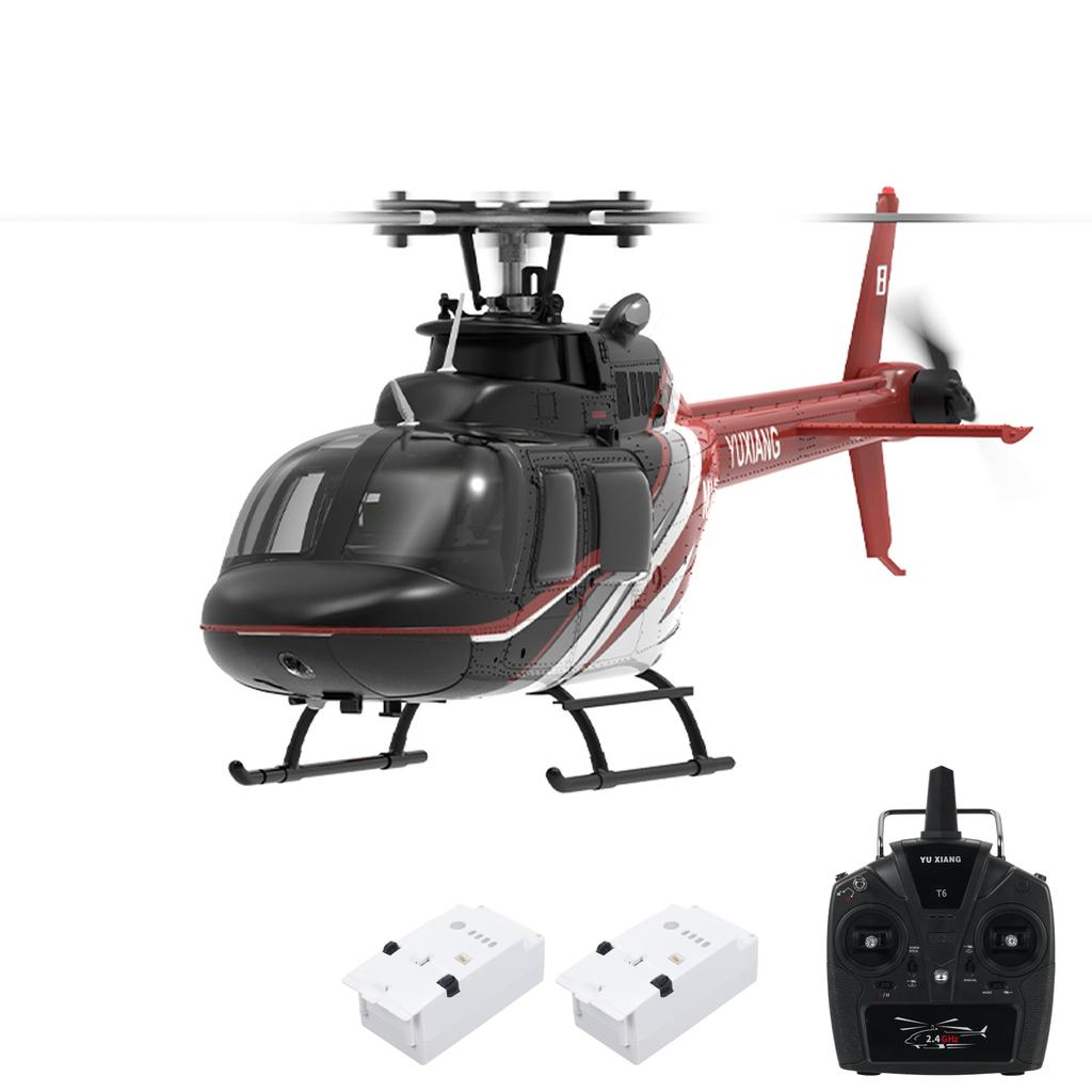 Remote Control Helicopter with Brushless Motors, Altitude Hold, Gyro, Optical Flow Positioning Function, 2.4GHz 6CH