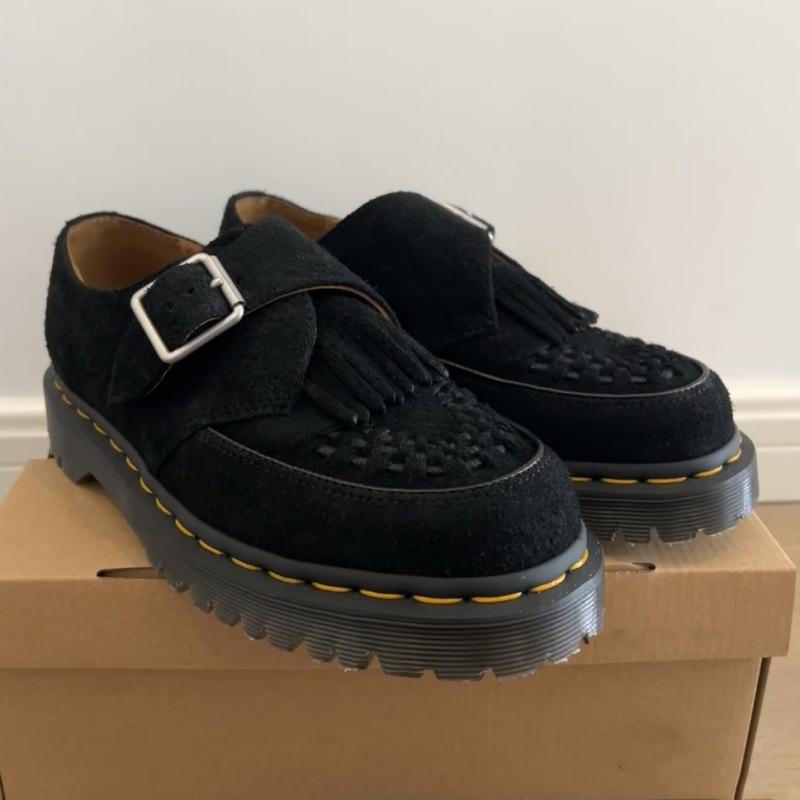 

Women s Retro Thick Sole Small Leather Shoes for Women New Metal British Style Thick Heels Lightweight Mary Jean Lefu Shoes 45