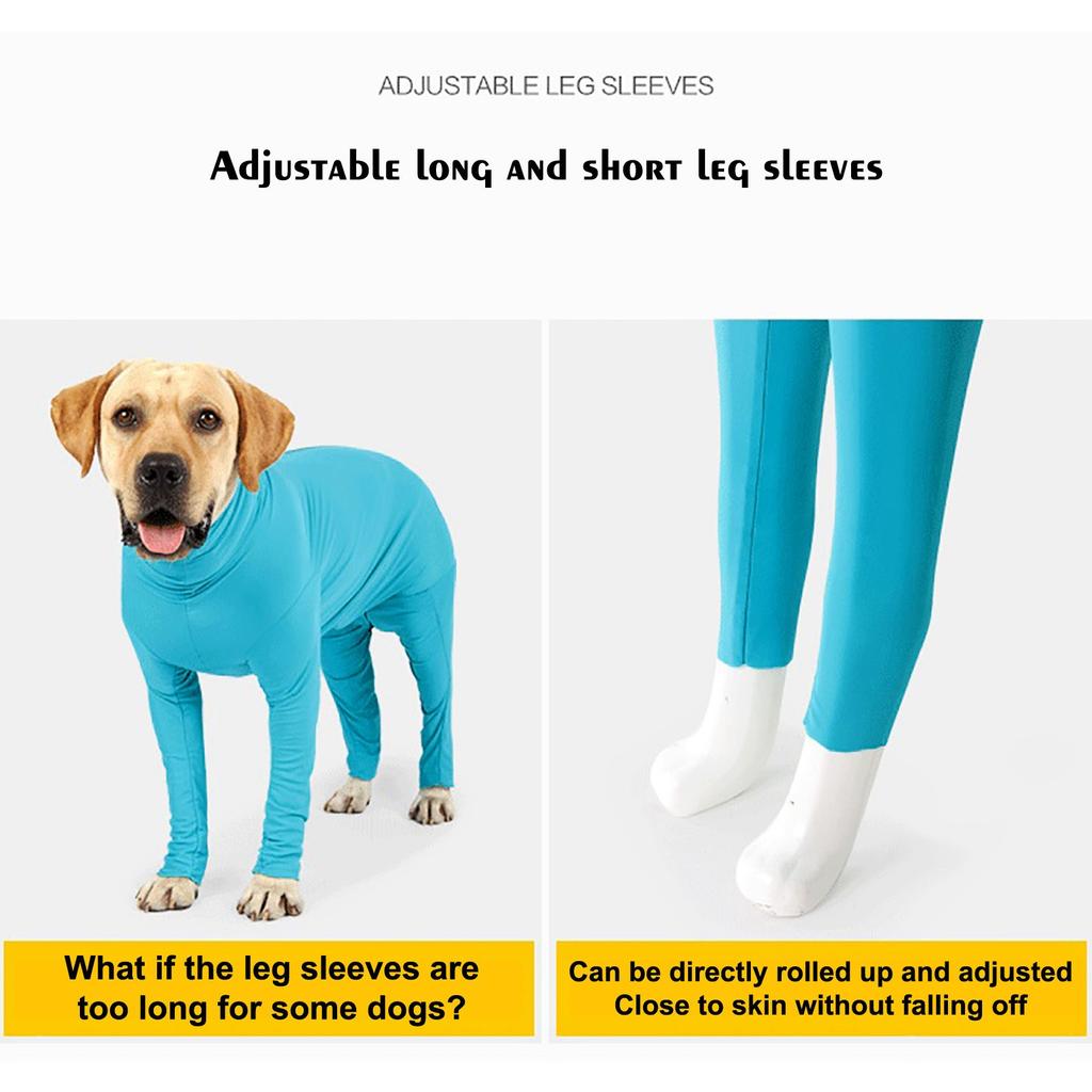 Vestiti per la Prevenzione della Perdita di Pelo del Cane a Quattro Zampe Avvolgenti Comfort Post-Operatorio Vestiti Elastici per Cani