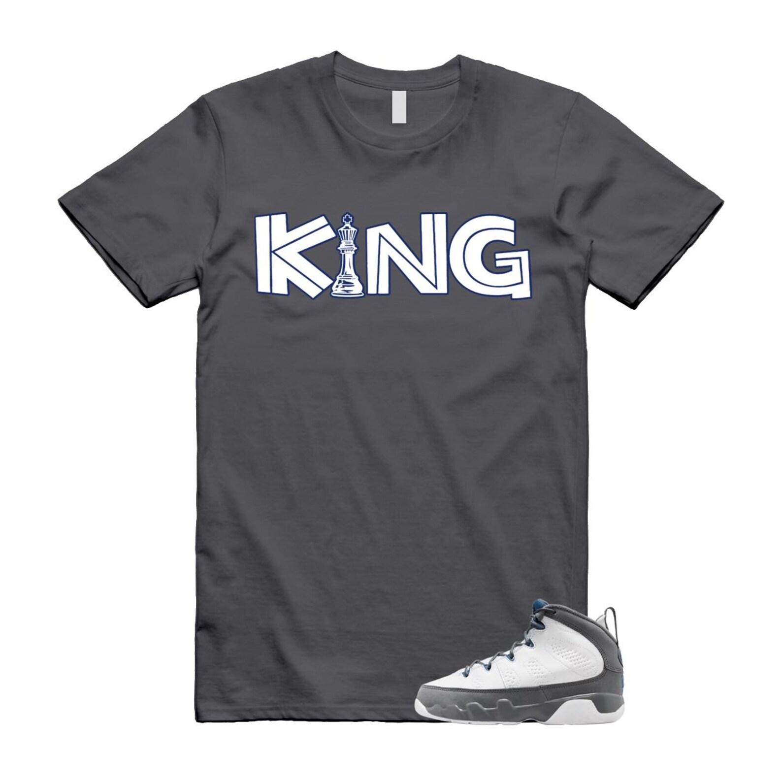 9 French Blue Flint Grey White 2026 T Shirt Match KING XL