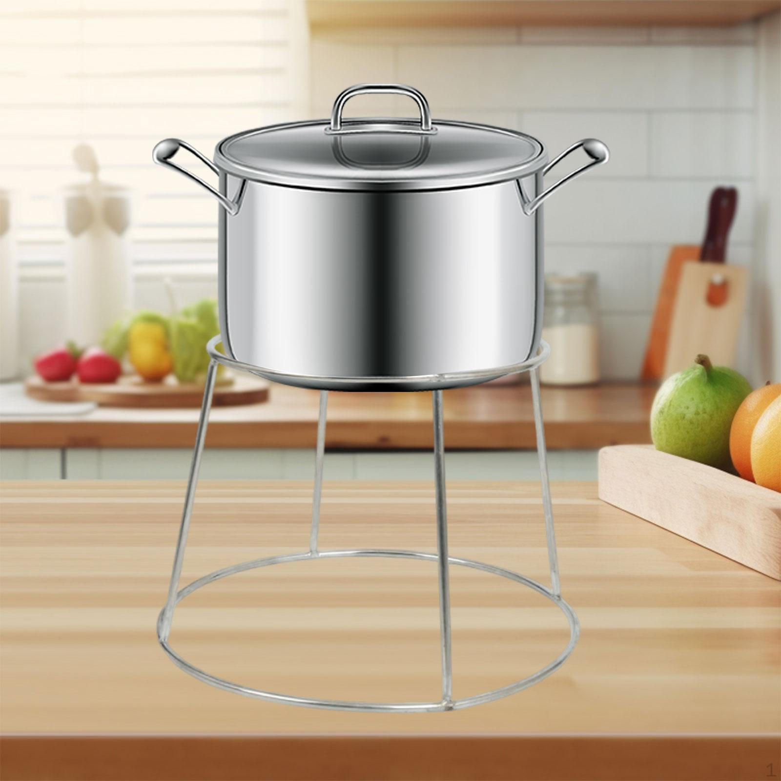 

Подставка для вока Замена Термостойкая Многофункциональная Подставка для сковороды Кастрюли Охлаждение для