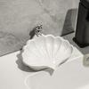 Seashell High-End Large Soap Dish with Advanced Draining for Bathroom Sink