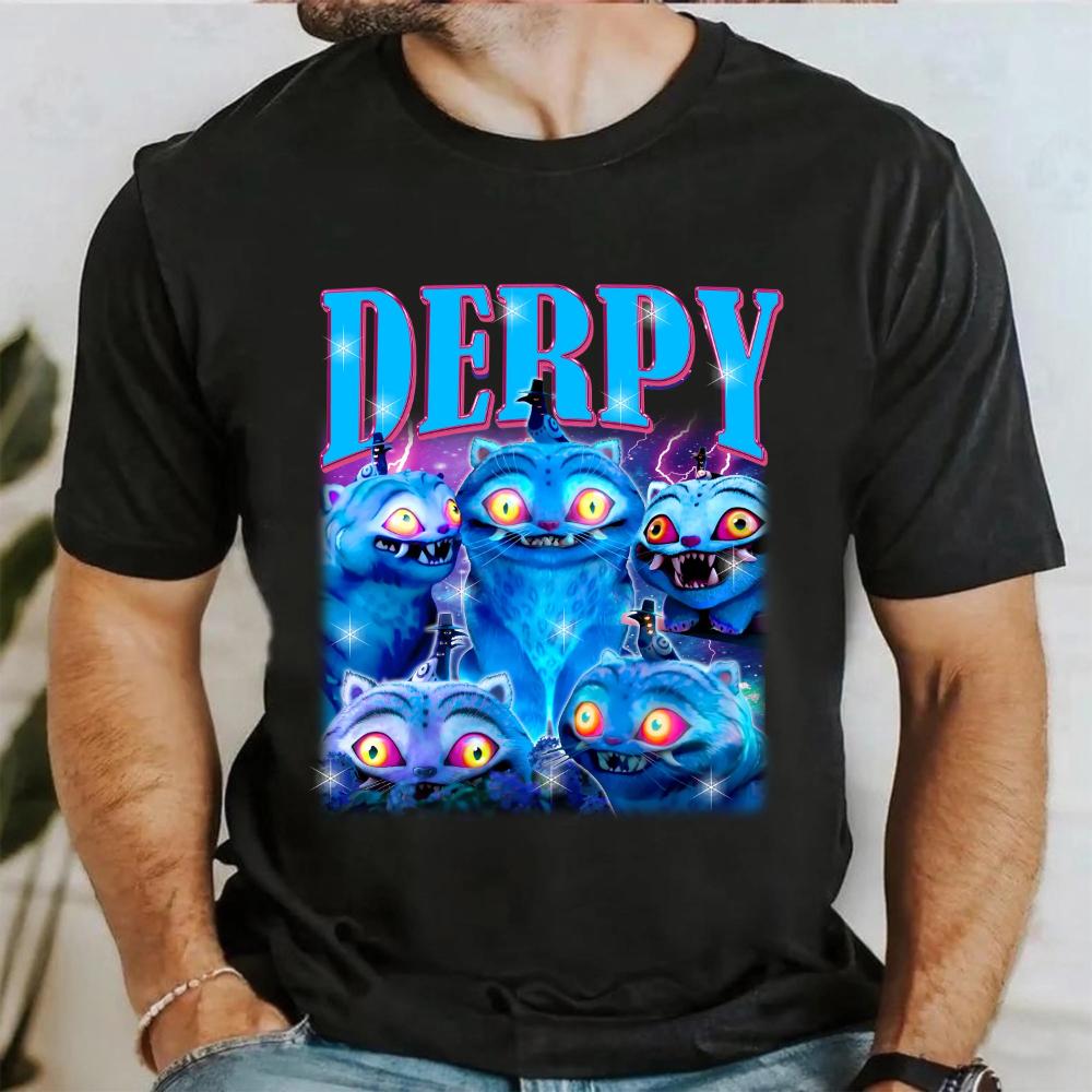 Kpop Demon Hunters Shirt Derpy Tiger Tee Huntrix Pin Kpop Huntrix Shirt Movie Fan Gift For Saja Boys Fans Huntrix Merch Tee