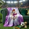 Deportivo A Coruna Crest Throws Blanket Flannel Blankets Plush for Couch Bed Gifts for Men Women Travel picnic blanket Christmas fan gifts