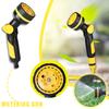 Set di ugelli per tubo da irrigazione da giardino, testa spray regolabile con più motivi per l'irrigazione di prati e piante e strumento per l'irrigazione del giardino
