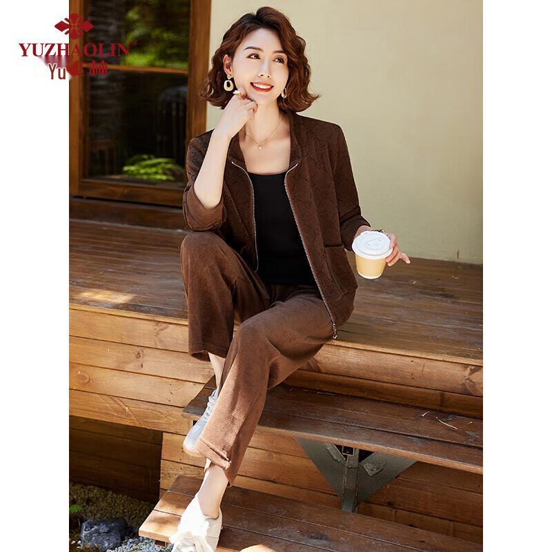 Женский вельветовый домашний костюм Yuzhaolin 3XL