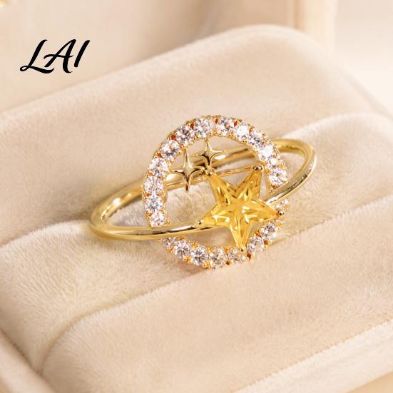 Clothing Decorative Pin Rhinestone Planet Star Brooch Pin Hollow Badge Jewelry Accessory for Suits Coats Scarves Shawls Bags Decoration