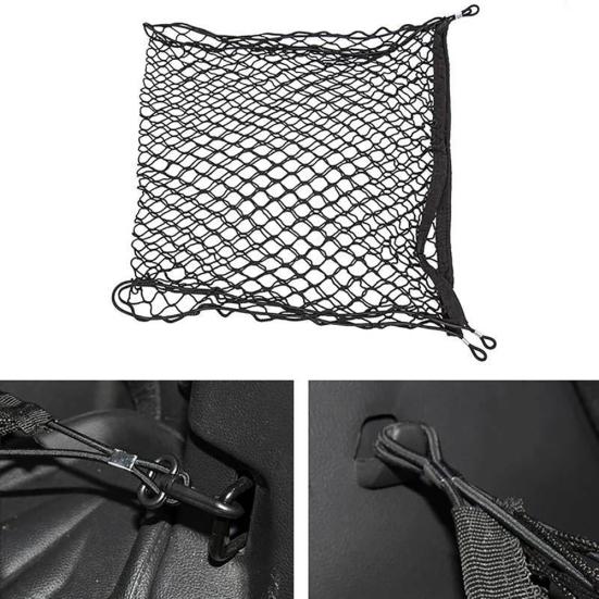 Universal Auto Car Trunk Cargo Storage Organizer Net Bag Mesh Luggage Holder