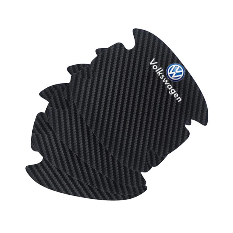 For VOLKSWAGEN VW PU Door Handle Bowl Anti-collision Protective Sticker For Volkswagen Golf 5 6 7 Charang Beetle Beetle Arteon L