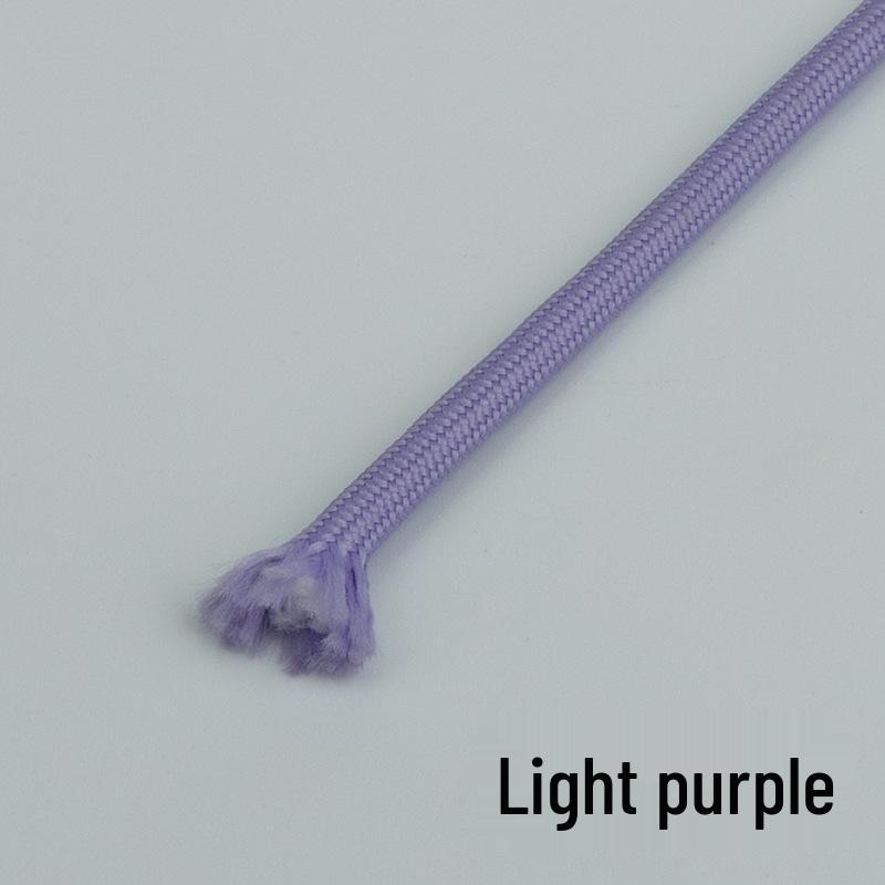 5mm Thick Colored Round Polyester Core Rope - Wear-Resistant for Binding, DIY Weaving, Clothing Waistbands, Hats, or Pants.
