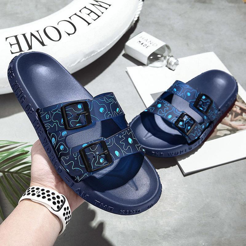 Herre Sommer Sklisikre Tøfler Trend Mote Utendørs Strand Sandaler Herre Hjem Baderom Sklisikre Tøfler