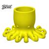 Ocean Style Decor 3D Printed Pen Holder Octopus Shape Pencil Cup Cute Paintbrush Holder Animal Desktop Organizer for Home Office Accessory Fun Desk