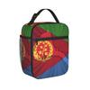 Eritrea Flag Lunch Bag  Fun Lunch Box Office Portable Insulated Thermal Lunch Bags For Women Waterproof Custom Cooler Bag