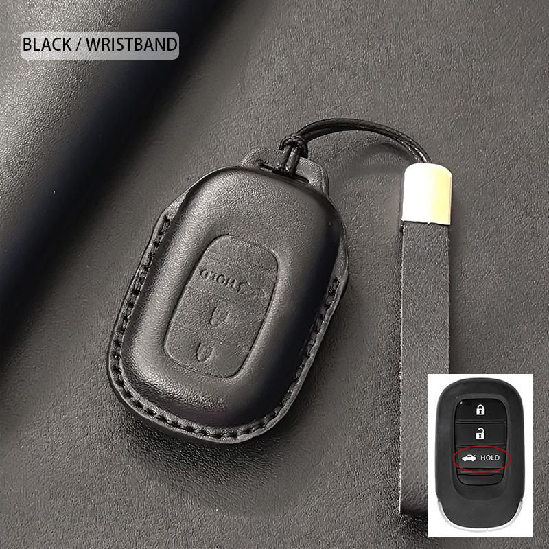 Car Key Case Cover Fob For Honda Accord Civic 11Th Hr-V Cr-V Pilot Sport Si Ex Keyless Keychain Durable