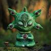 New Creatures Fantasy World Resin Statue Home Decor Handmake Three-Eyed Alien Garden Ornaments Decoration Figurine Artifact Gift