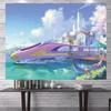 Warm Scenery Anime Sky Background Tapestry Bedroom Living Room Tapestry Home Wall Decoration Tapestry