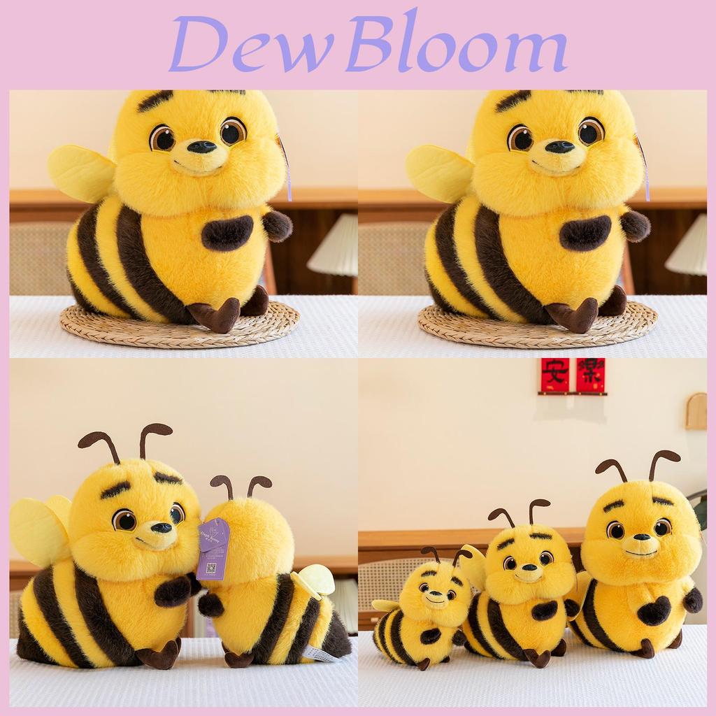 Adorable Large Eyed Bee Plush Doll For Girls Super Soft Stuffed Toy Gift