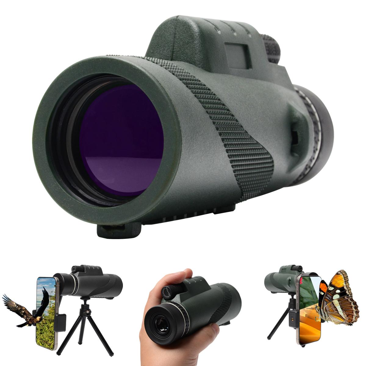 

80X100 HD Powerful Monocular Telescope Portable Binoculars Long Range Telescope Hunting Camping With Outdoor Camping Travel
