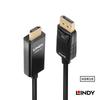 LINDY 3m DisplayPort To HDMI 2.0 HDR Active Conversion Cable (Part Number: 40927)