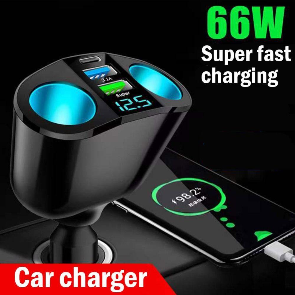 Voltage Monitoring Car Mobile Phone Charger