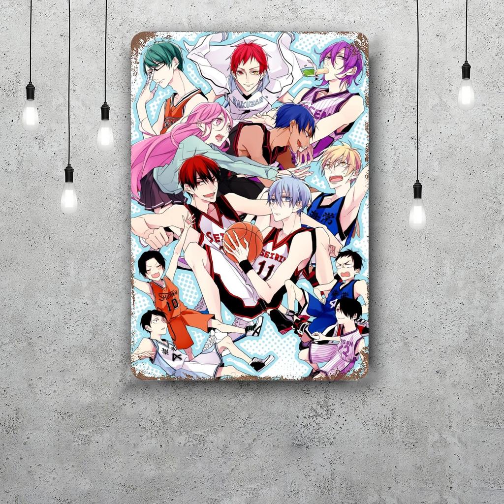 kuroko no basket replace plus Vintage Metal Tin Signs Posters Decor Retro Metal Plaque Wall Art Decor for Garage Bar