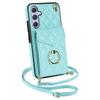 Portafoglio in Pelle a Tracolla Slot Carte Anello Custodia per Telefono per Samsung Galaxy S23 S24 Ultra S22 S21 FE S20 A55 A54 A14 Note20 Copertura Borsa