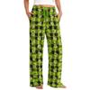 Women's Christmas Pajama Pants Funny Cozy High Waist Sleep Bottoms for Holiday Lounging