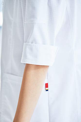 Dickies Women's Single Coat, 2533PR, White, Size M (Japan)