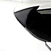1 Pair Carbon Fiber Rear Window Spoiler Wing Decoration For Mazda 3 2014 2015 16